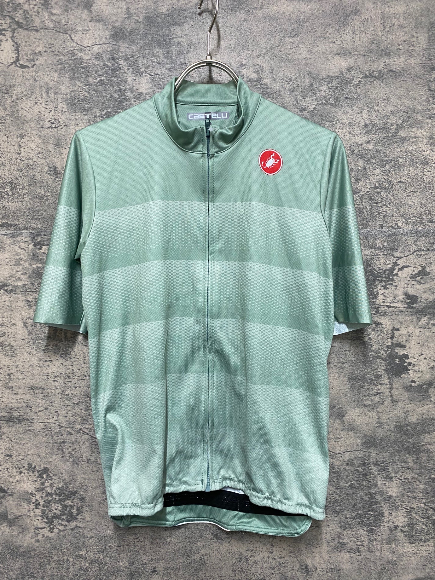KF203 カステリ CASTELLI 半袖 サイクルジャージ ターコイズグリーン M