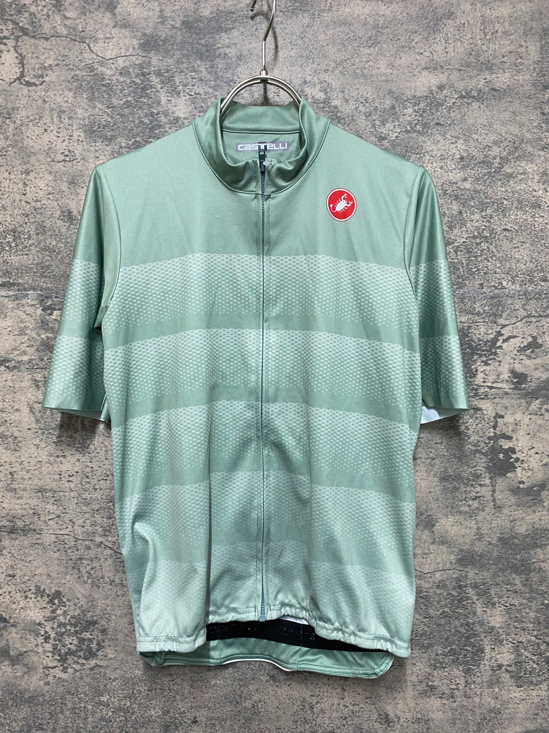 KF203 カステリ CASTELLI 半袖 サイクルジャージ ターコイズグリーン M