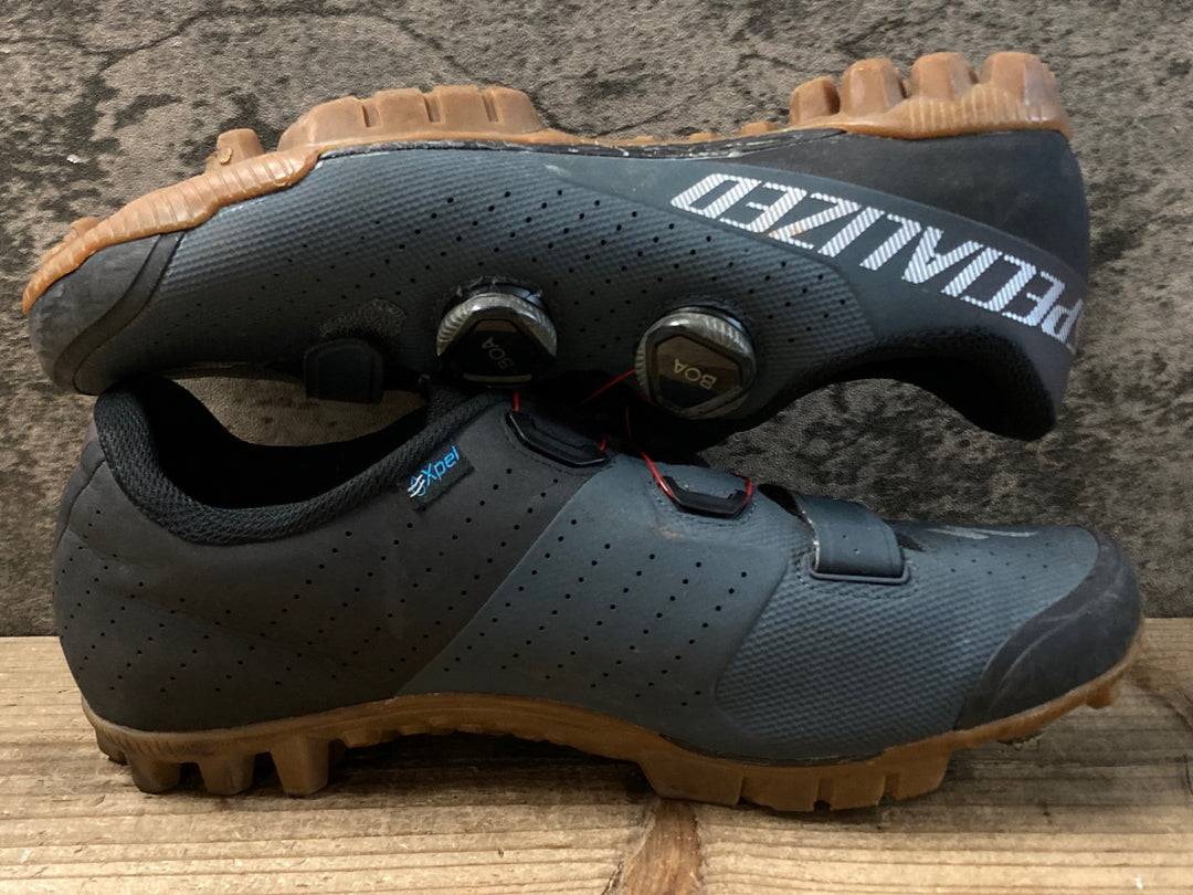 KF055 スペシャライズド SPECIALIZED レーコン Recon 3.0 ビンディングシューズ 2穴 黒 EU42 ※インソール欠品