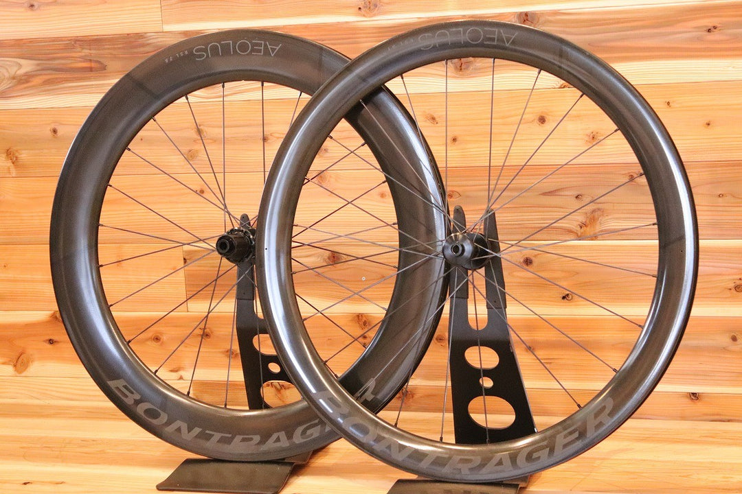 ボントレガー BONTRAGER アイオロス AEOLUS RSL 51 75 TLR DISC シマノ 11S/12S カーボン チューブレスレディ ホイールセット 【広島店】