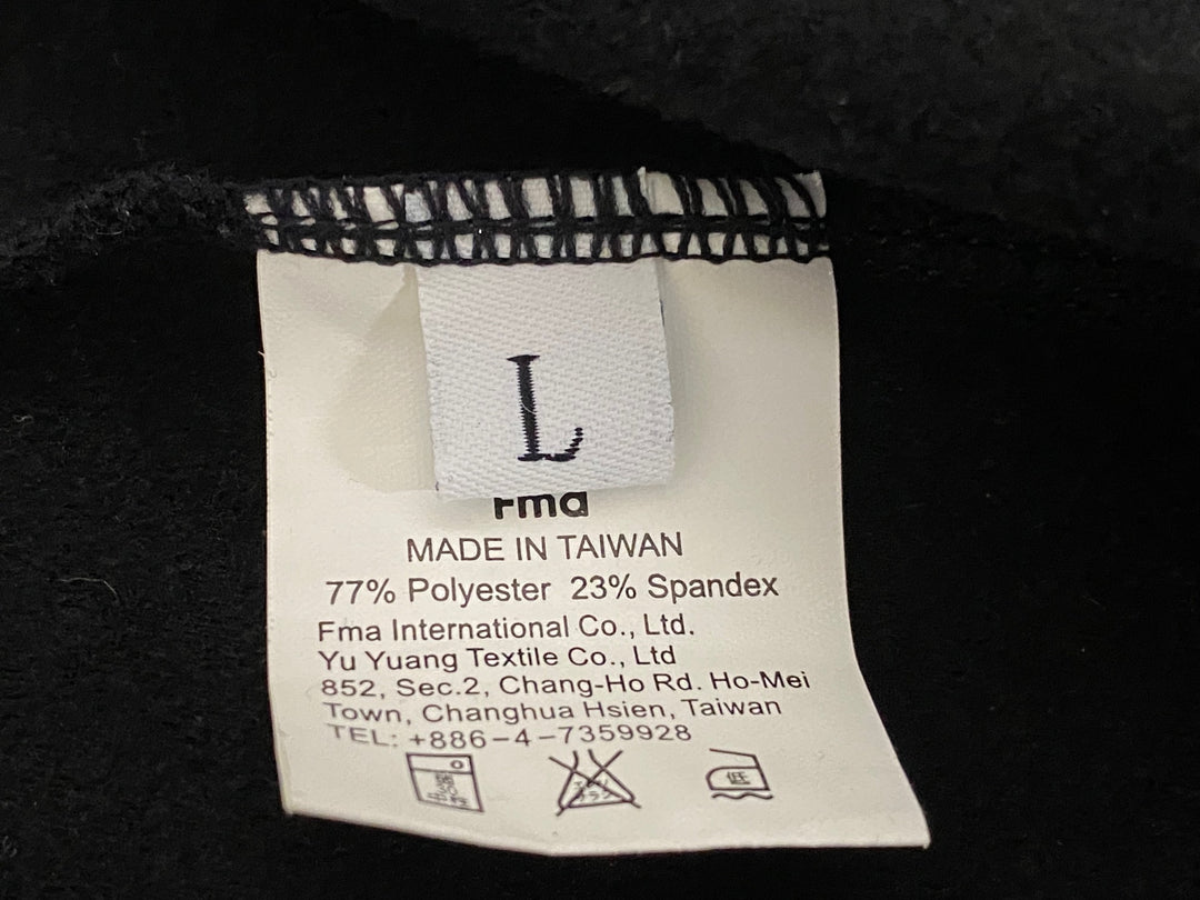 KP105 Fma design ビブタイツ 黒 L 裏起毛