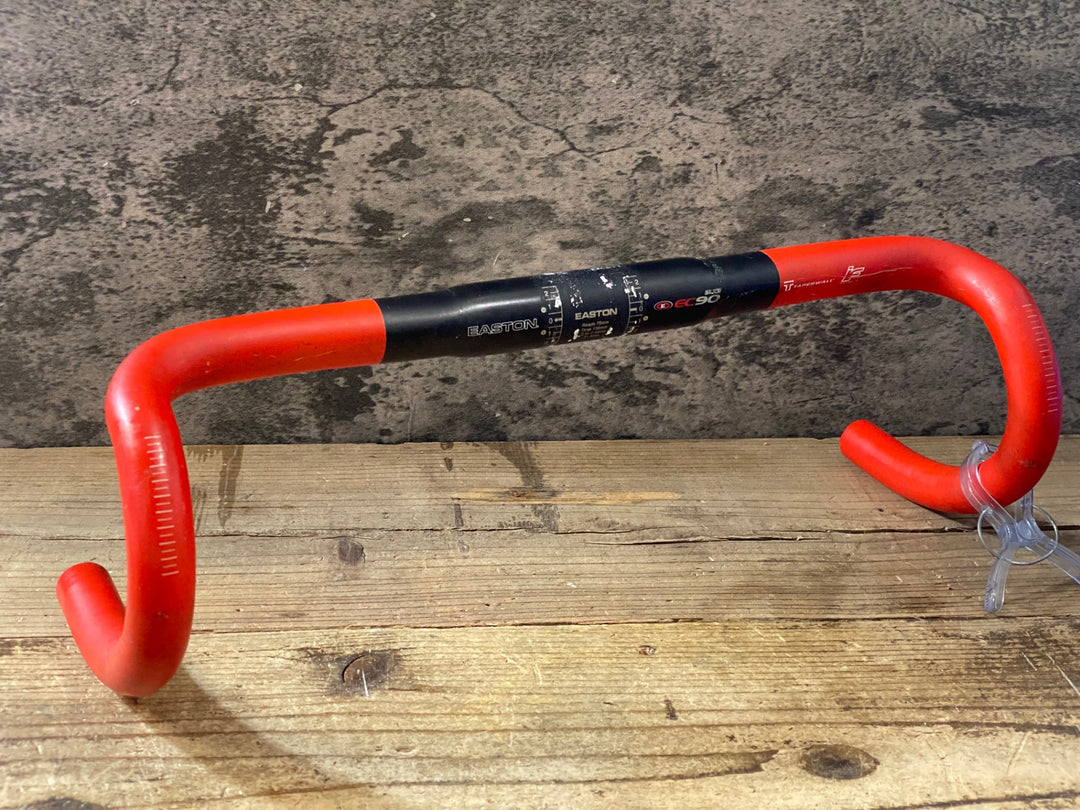 KR182 イーストン EASTON EC90 SLX3 カーボン ドロップハンドル 赤 黒 エンドC-C420mm