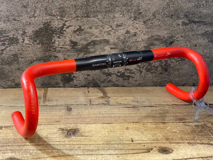 KR182 イーストン EASTON EC90 SLX3 カーボン ドロップハンドル 赤 黒 エンドC-C420mm