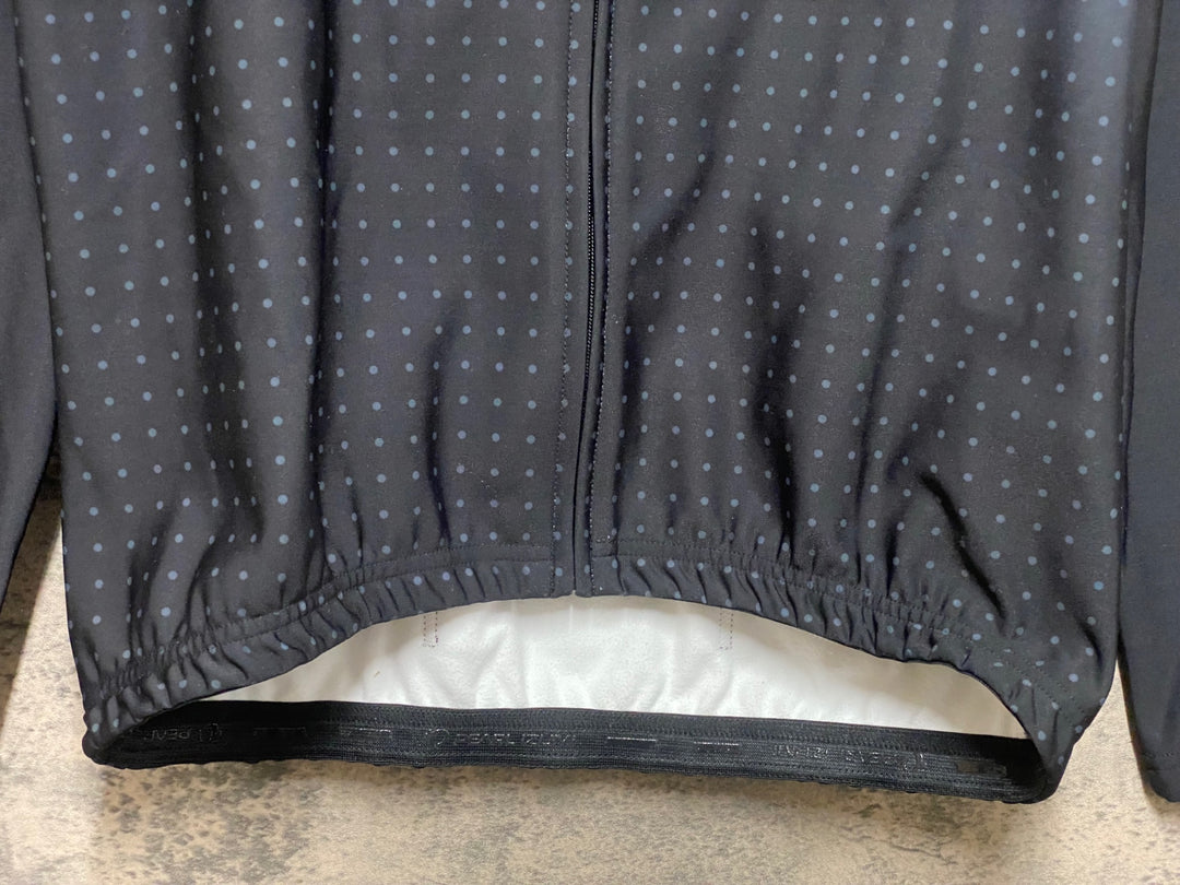 JZ253 パールイズミ PEARL iZUMi BASIC FIT 長袖 サイクルジャージ 黒 白 L 裏起毛
