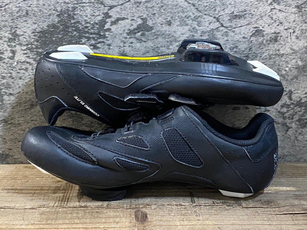 KG420 マヴィック MAVIC COSMIC ELITE ビンディングシューズ 3穴 ブラック EU40 ※ペン字あり