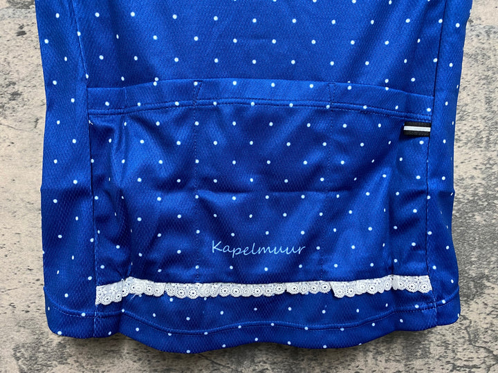 JO884 カペルミュール KAPELMUUR 半袖 サイクルジャージ ネイビー ドット 36 レディース