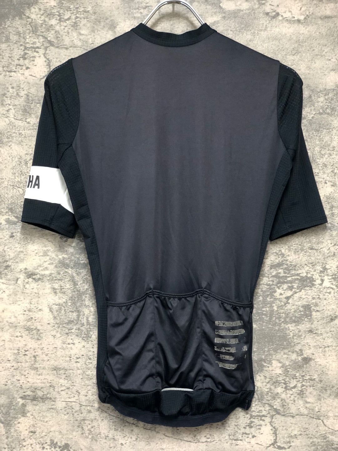 JJ536 ラファ Rapha PRO TEAM FLYWEIGHT JERSEY 半袖 サイクルジャージ 黒 XS