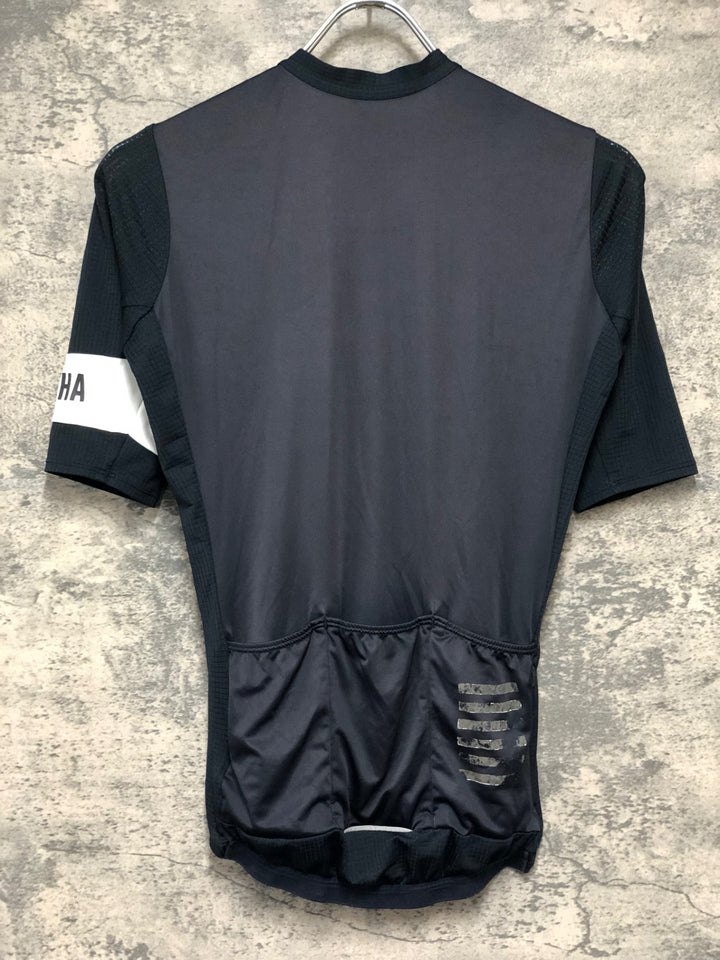 JJ536 ラファ Rapha PRO TEAM FLYWEIGHT JERSEY 半袖 サイクルジャージ 黒 XS