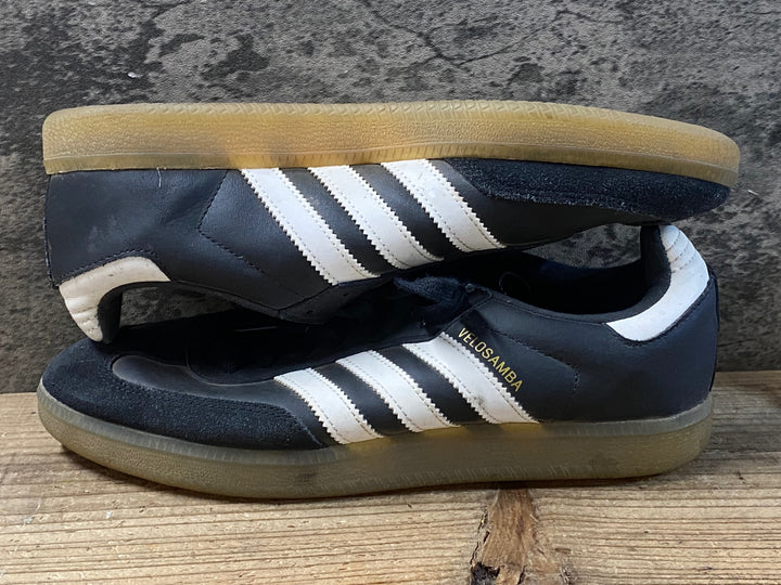 KG505 アディダス adidas ベロサンバ VELOSAMBA ビンディングシューズ 2穴 黒 26.5cm