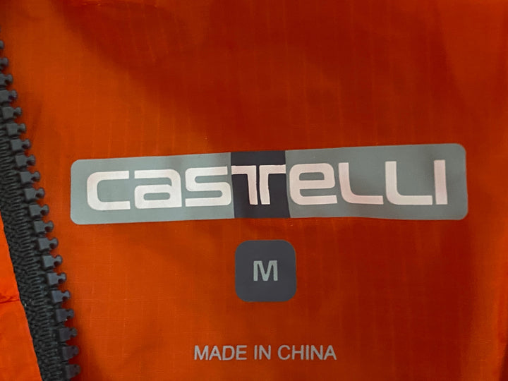 JV046 カステリ CASTELLI 長袖 ウィンドブレーカー オレンジ レディーズ M 未使用