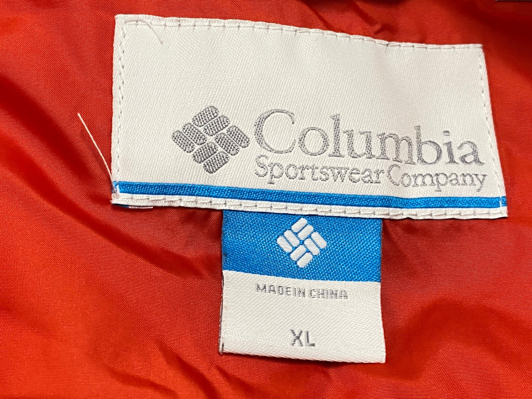 JN593 コロンビア columbia マウンテンパーカー ウィンドブレーカー オレンジ XL 汚れあり