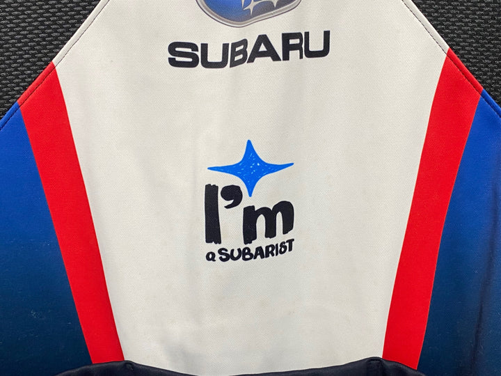 KA638 パールイズミ PEARL iZUMi 長袖 サイクルジャケット 白 黒 L 裏起毛 SUBARU