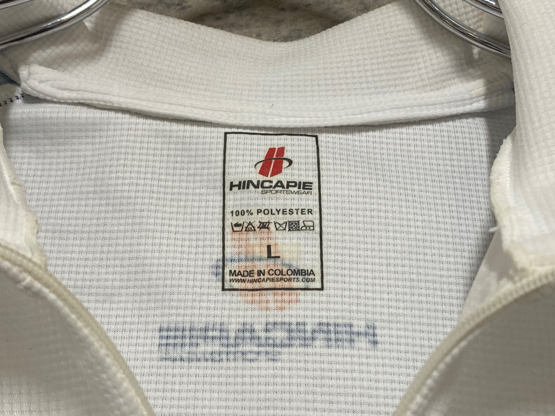 KP237 ヒンカピー HINCAPIE ハーフジップ 半袖 サイクルジャージ 白 L
