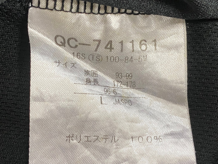 JN809 ルコックスポルティフ le coq sportif 半袖 サイクルジャージ 黒白 L