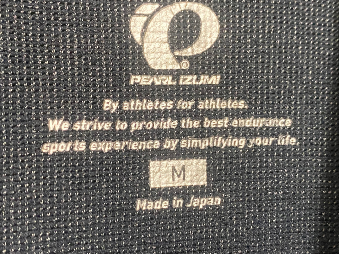 KQ637 パールイズミ PEARL iZUMi 長袖 ベースレイヤー 黒 深緑 M ハーフジップ