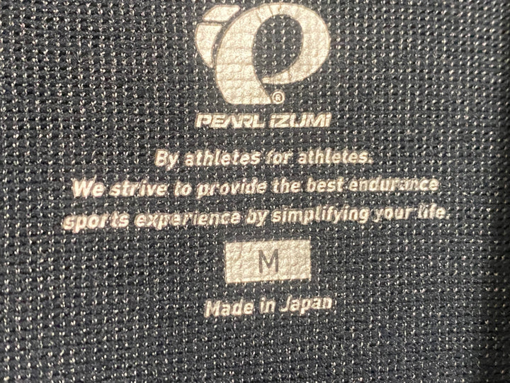 KQ637 パールイズミ PEARL iZUMi 長袖 ベースレイヤー 黒 深緑 M ハーフジップ