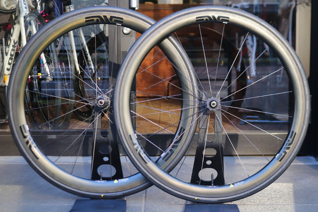 エンヴィ ENVE SES 3.4 ENVEカーボンハブ カーボン クリンチャー チューブレスレディ ホイールセット シマノ12/11S 【東京南麻布店】