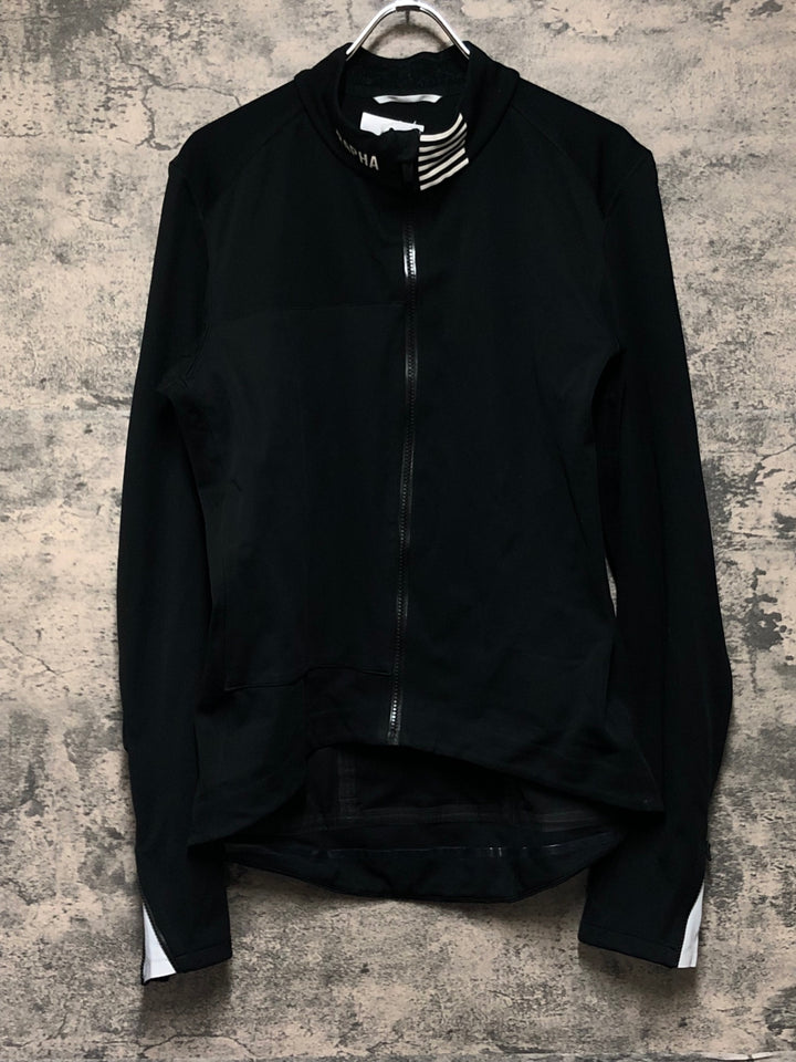 KL773 ラファ Rapha PRO TEAM SOFTSHELL JACKET 長袖 サイクルジャケット 黒 XL ※擦れ
