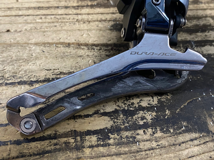 KN511 シマノ SHIMANO デュラエース DURA-ACE FD-9070 フロントディレイラー Di2 電動 直付 ※直付ボルト無し、動作確認済