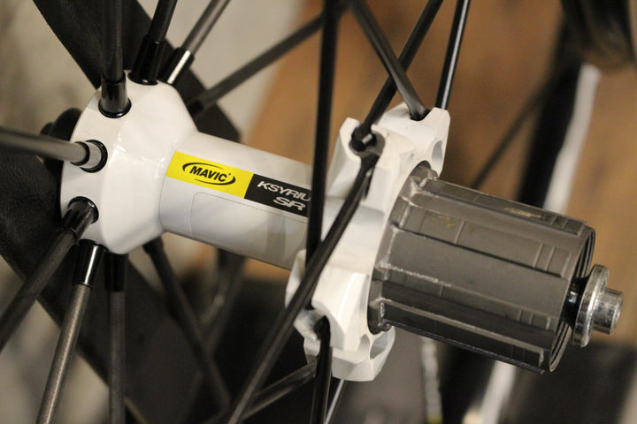 マビック MAVIC キシリウム KSYRIUM SR アルミ クリンチャー ホイールセット シマノ11/12S 【福岡店】