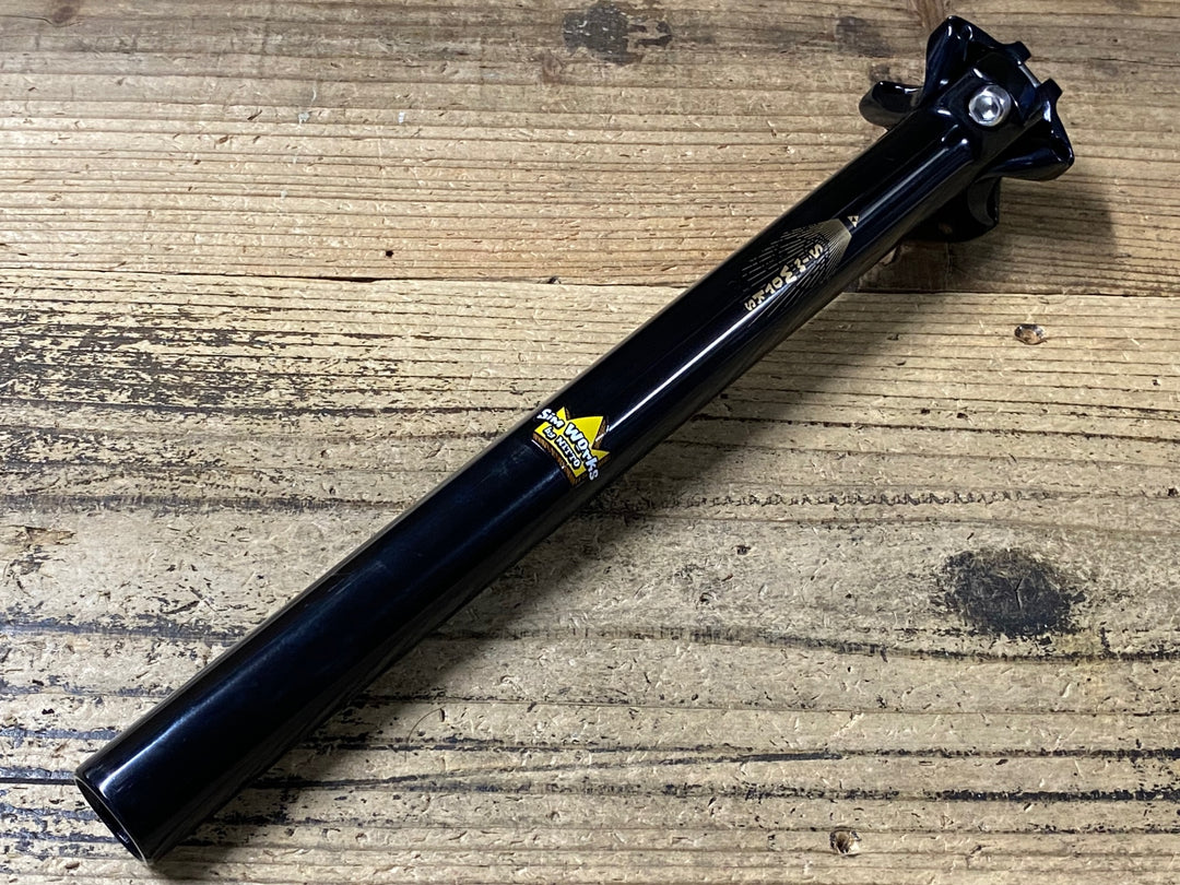 KJ492 シムワークス SIM WORKS by NITTO Froggy アルミ シートポスト 黒 300mm Φ27.2 0mm