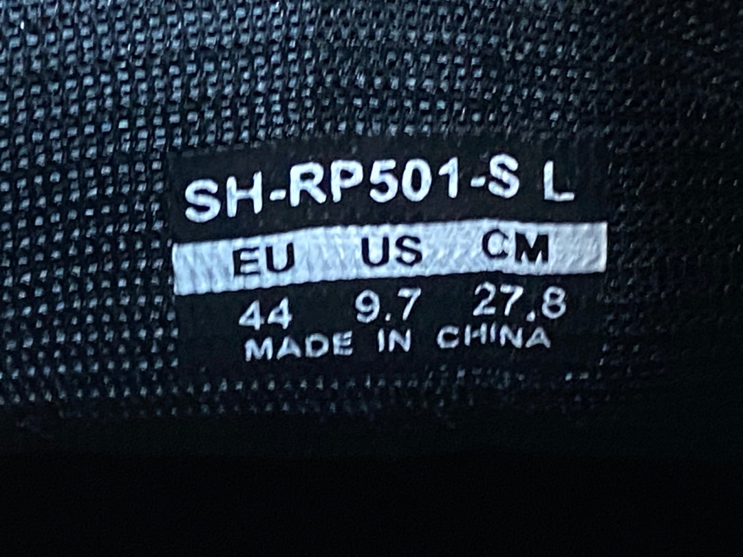 JU399 シマノ SHIMANO RP5 SH-RP501-S L ビンディングシューズ 黒 EU44 3穴