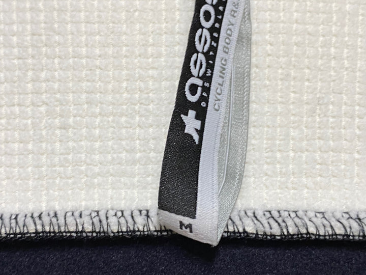 JQ217 アソス assos AIR BLOCK 851 長袖サイクルジャケット 黒 M 裏起毛 ほつれあり