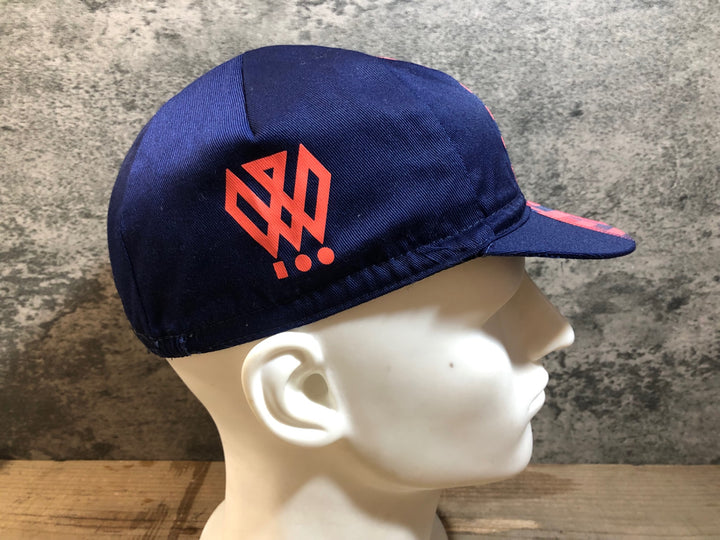 KG261 ラファ Rapha WOMEN’S 100 CAP サイクルキャップ 紺 ピンク ONESIZE