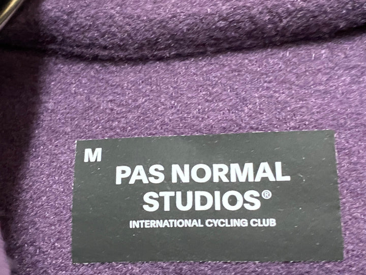 KA555 パスノーマルスタジオ PAS NORMAL STUDIOS MECHANISM THERMAL LONG SLEEVE JERSEY 長袖 サイクルジャージ パープル M 裏起毛