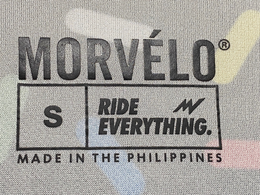 KC379 モルベロ MORVELO 半袖 サイクルジャージ 黒 総柄 S