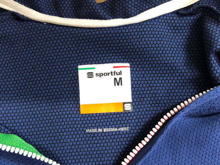 KD644 スポーツフル sportful 半袖 サイクルジャージ 青 M