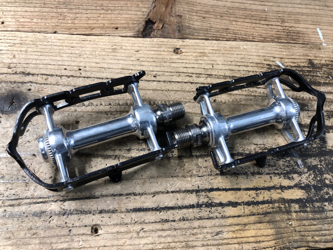 KI367 カンパニョーロ CAMPAGNOLO スーパーレコード SUPER RECORD 50th フラットペダル チタンシャフト