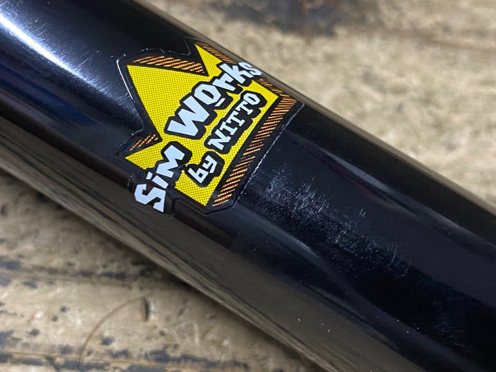 KJ492 シムワークス SIM WORKS by NITTO Froggy アルミ シートポスト 黒 300mm Φ27.2 0mm