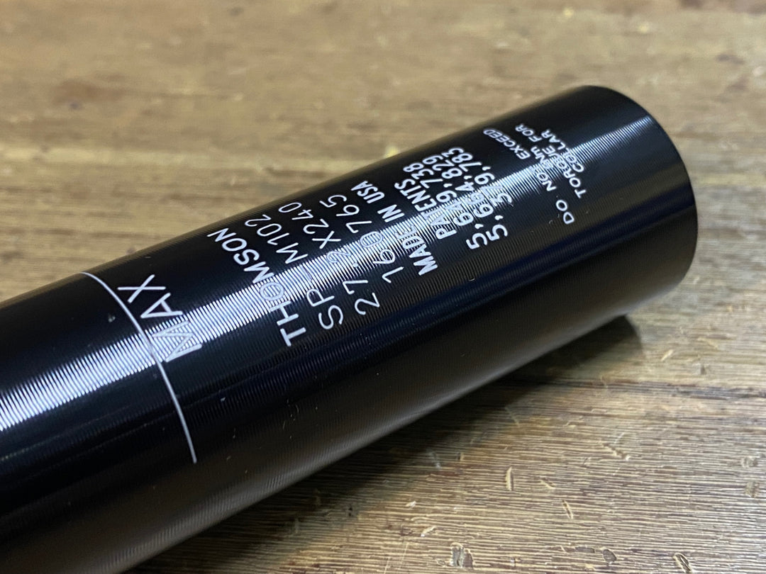 JR793 トムソン THOMSON マスターピース MASTERPIECE SP-M102 シートポスト Φ27.2 240mm SB0mm