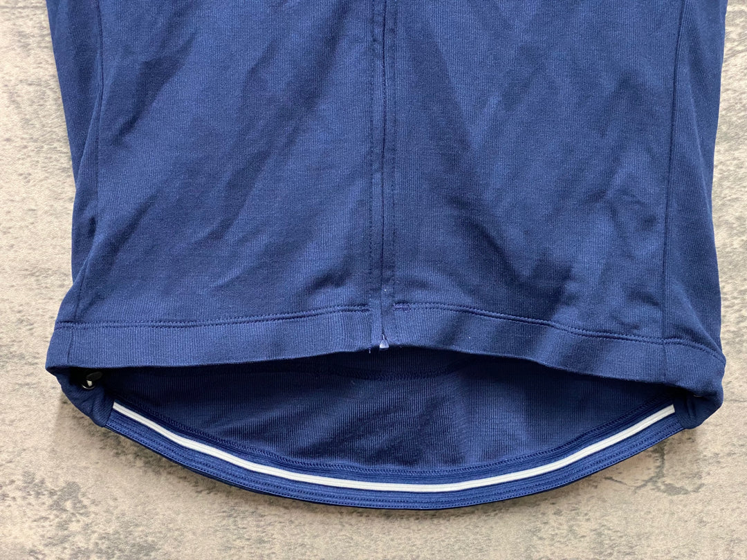 JS466 ラファ Rapha CHECK JERSEY 半袖 サイクルジャージ 濃紺 S
