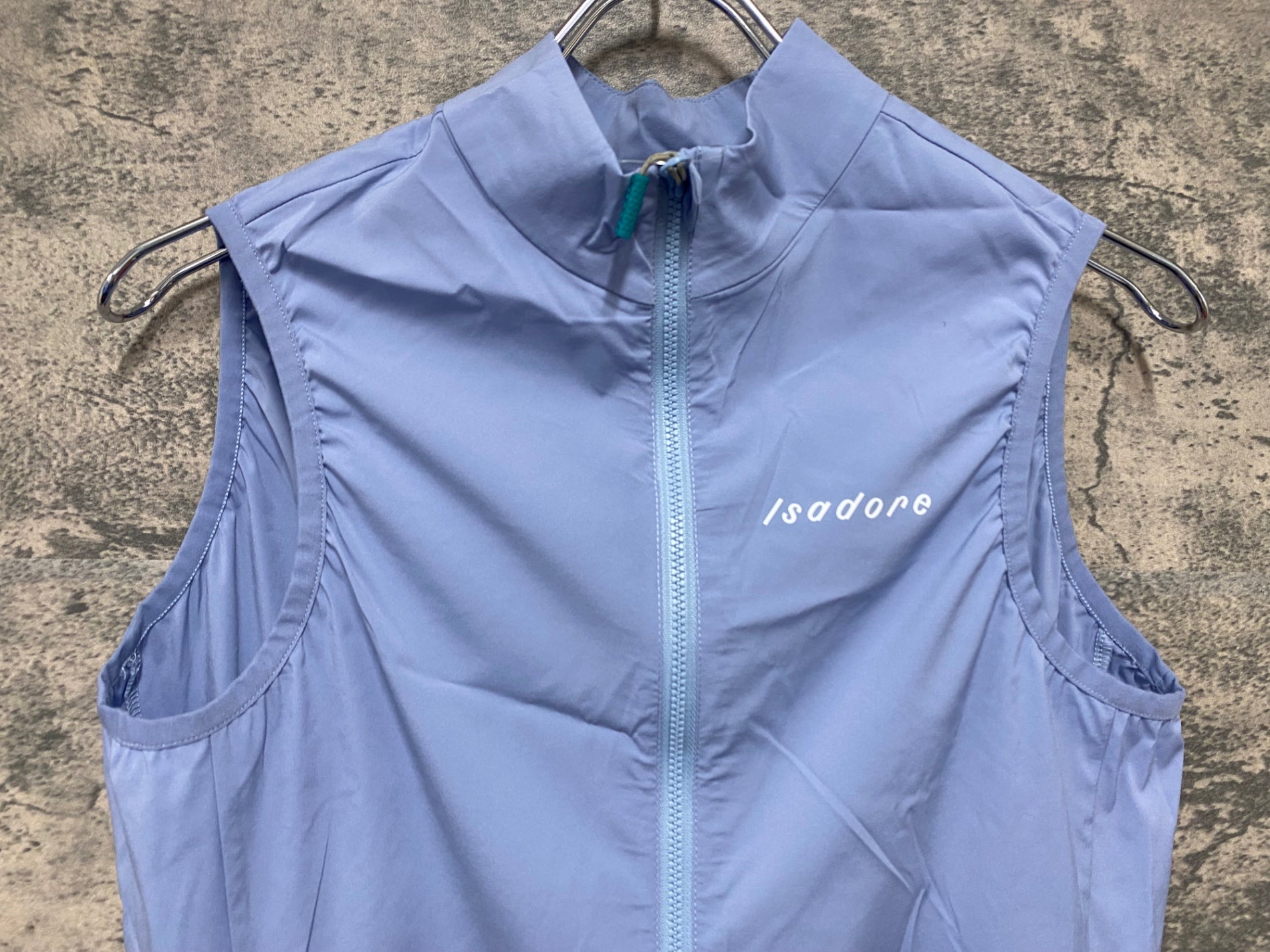 JW773 イザドア Isadore Debut Wind Gilet サイクルベスト ジレ 水色 S