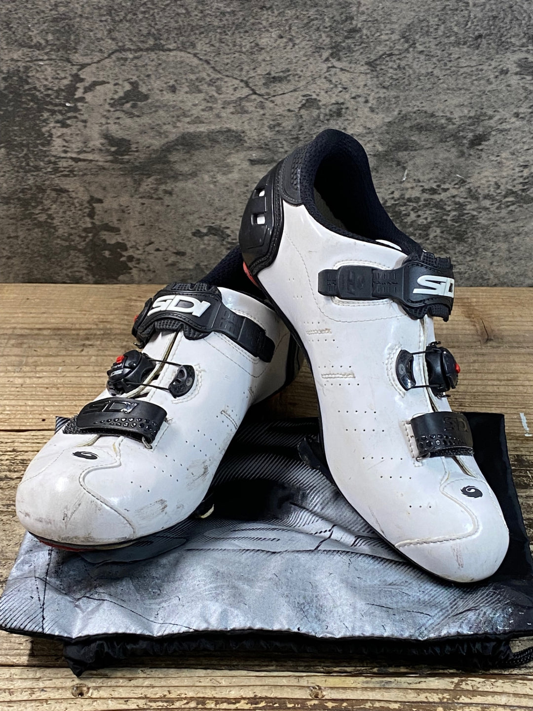 JW174 シディ SIDI ERGO5 MEGA ビンディングシューズ 白 EU43 3穴