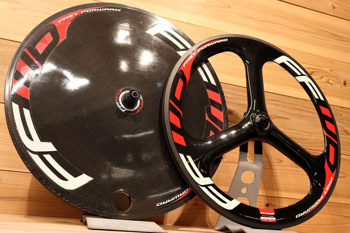 ファストフォワード FFWD 3SPOKE / DISC-T カーボン チューブラー バトンホイール ディスクホイール セット シマノ12S/11S 【千葉店】