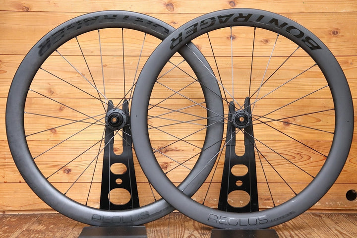 ボントレガー BONTRAGER アイオロス AEOLUS ELITE 50 カーボン チューブレスレディ ホイールセット シマノ11S/12S 【芦屋店】