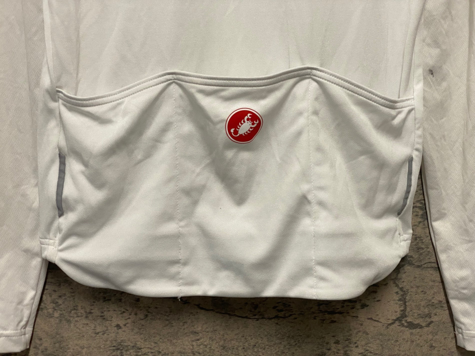 KG544 カステリ CASTELLI 長袖 サイクルジャージ 白 S 汚れあり – BICI