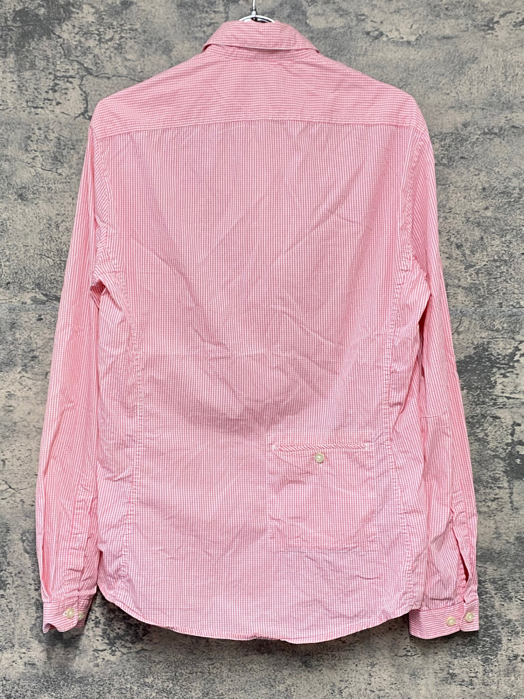 KI178 ラファ Rapha GINGHAM LONG SLEEVE SHIRT 長袖 シャツ ピンク チェック柄 S