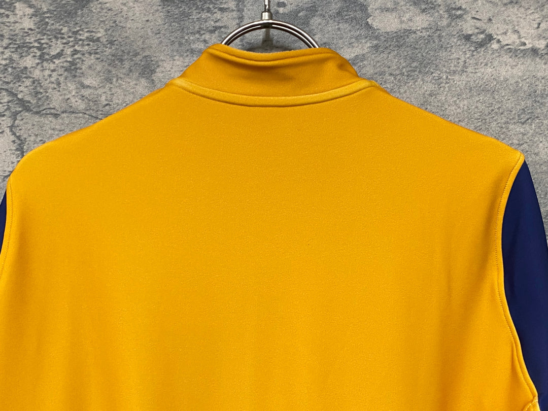 JX129 サンボルト SUNVOLT 長袖サイクルジャージ 黄 L 裏起毛