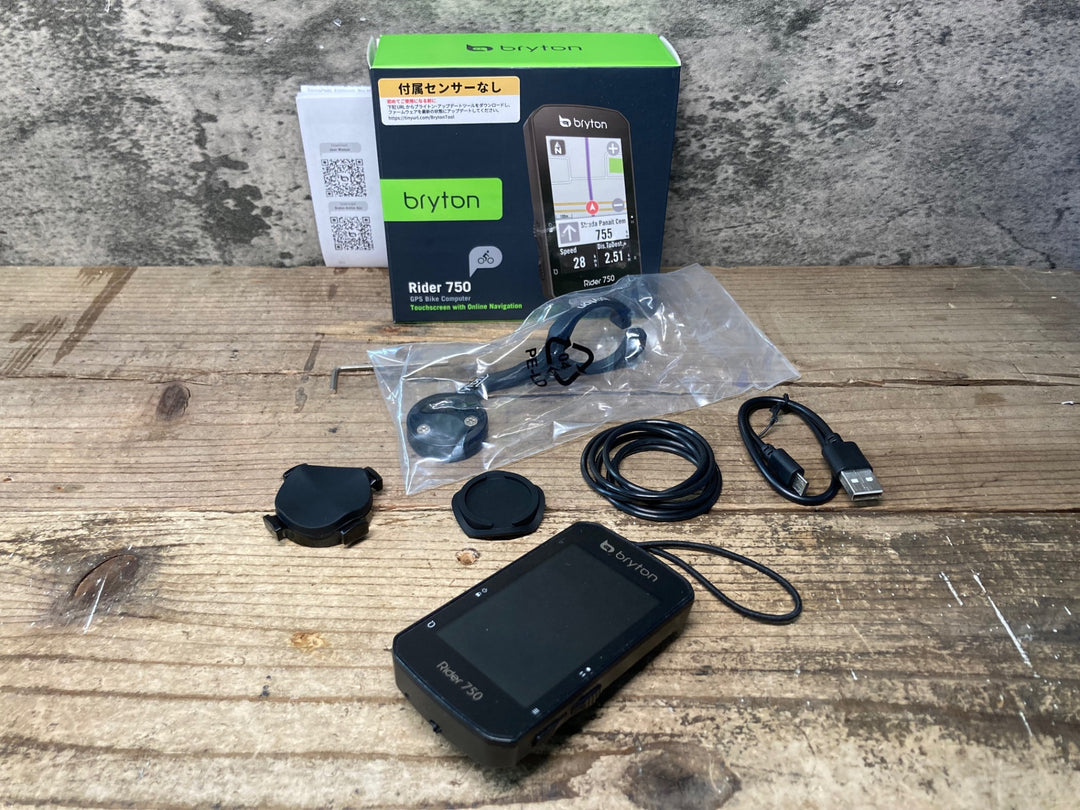 JM295 ブライトン bryton Rider 750 サイクルコンピューター 起動確認済み