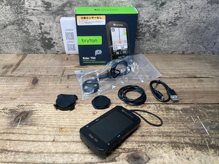 JM295 ブライトン bryton Rider 750 サイクルコンピューター 起動確認済み