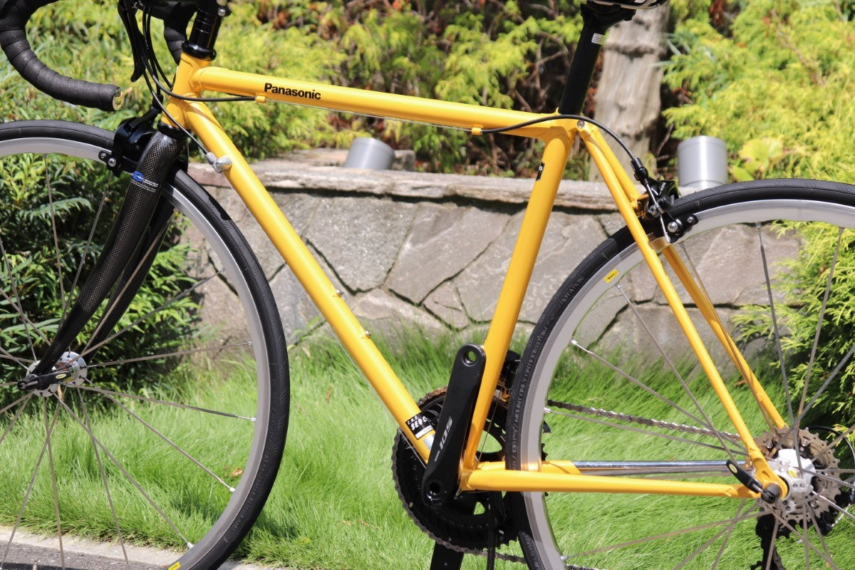 パナソニック　クロモリ　ロードバイク Panasonic パナソニック クロモリ ロードバイク 10速