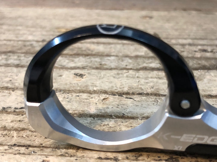 JQ853 シマノ SHIMANO PRO VIBE K-EDGE サイクルコンピューターマウント ブラックシルバー Φ31.8 GARMIN