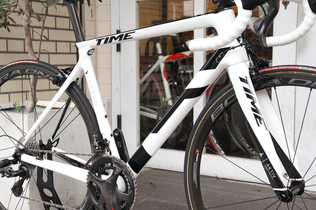 タイム TIME アルプデュエズ ALPE D’HUEZ 01 AKTIVフォーク 2019モデル Sサイズ カンパ スーパーレコード 12S カーボン ロードバイク 【横浜店】