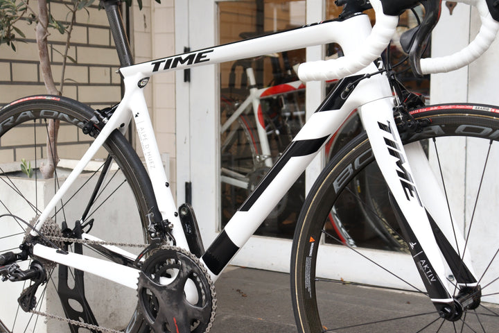 タイム TIME アルプデュエズ ALPE D’HUEZ 01 AKTIVフォーク 2019モデル Sサイズ カンパ スーパーレコード 12S カーボン ロードバイク 【横浜店】