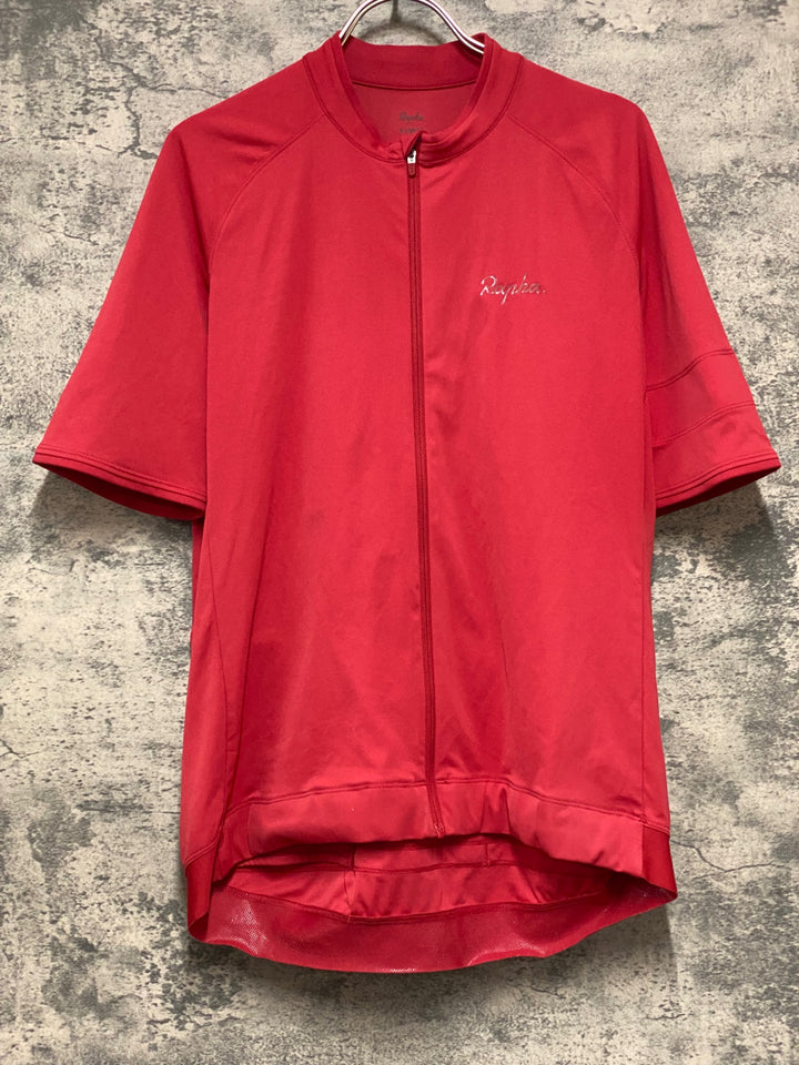 JP266 ラファ Rapha MEN'S SHORT SLEEVE CORE JERSEY 半袖 サイクルジャージ 赤 XL