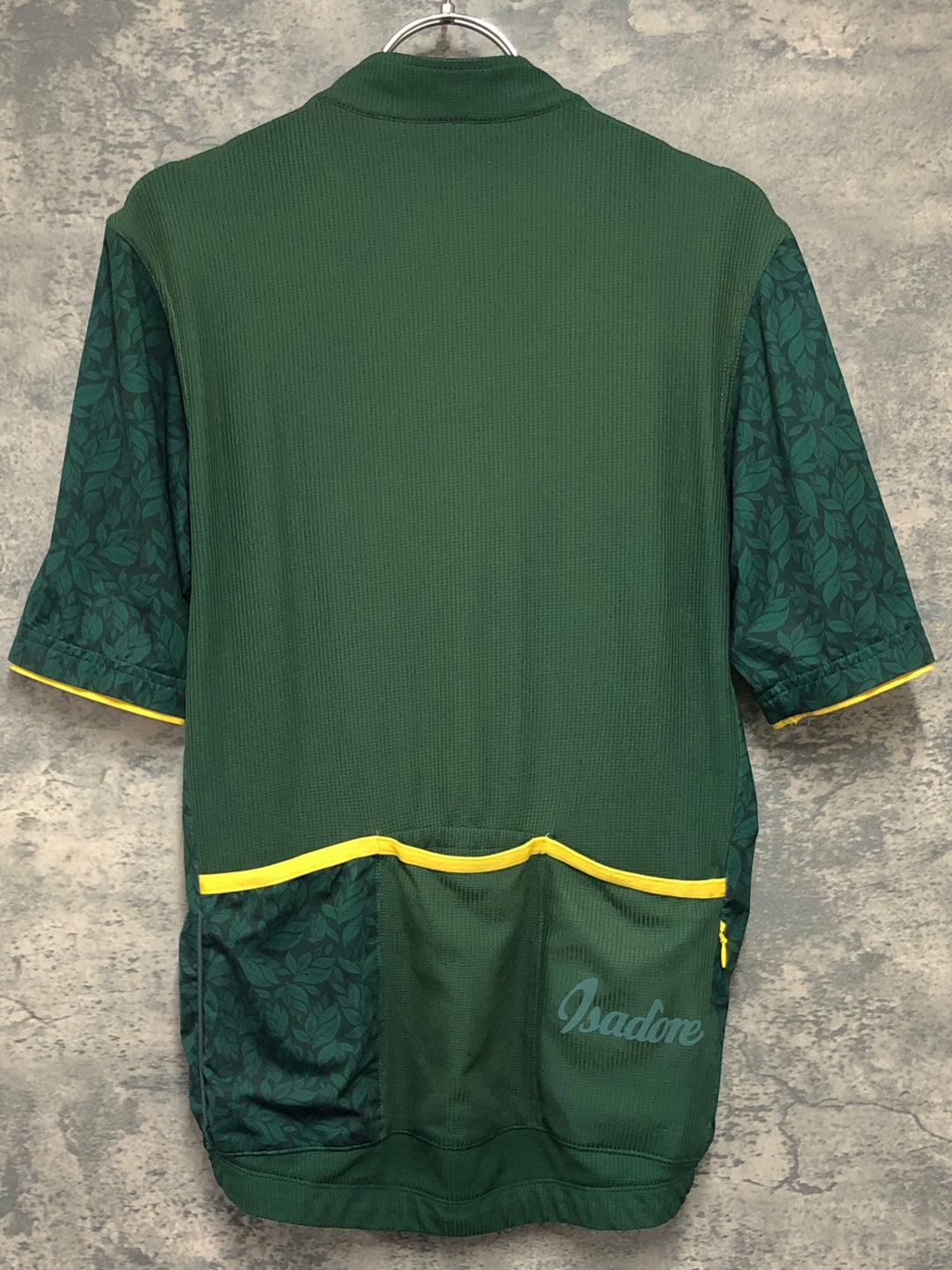 KL393 イザドア Isadore 半袖 サイクルジャージ 緑 M ※スレあり